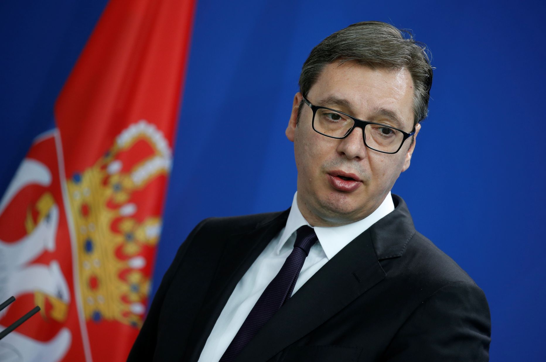 Serbia president Aleksandar Vučić oli ainus Balkani liider, kes ei avaldanud lääneriikidele Süüra ründamise küsimuses toetust.