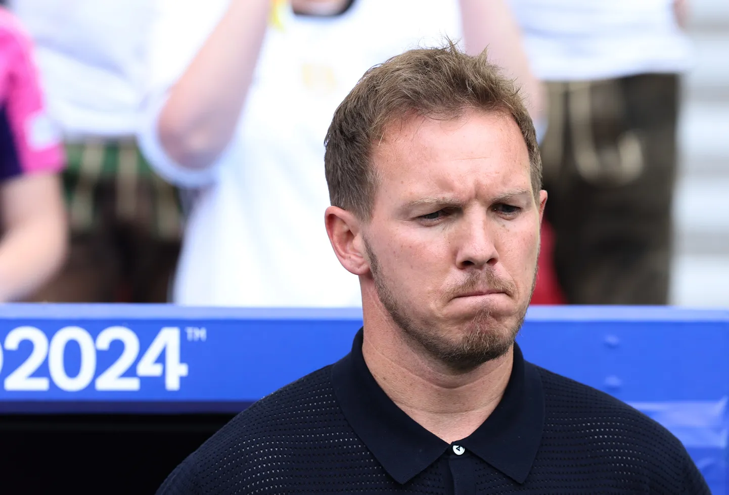 Saksamaa jalgpallikoondise peatreener Julian Nagelsmann oli pärast kaotust mõistetavalt pettunud.