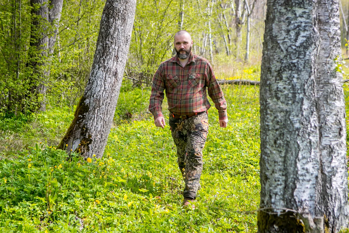 KAKS JAHTI: Salme jahiseltsi juht Raino Pagil peab loomade küttimisele lisaks jahti jahimaale, mida nüüd soovib endale Anseküla jahiselts.