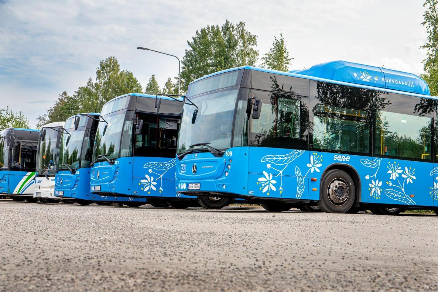В Пярну из 29 автобусов Sebe, обслуживающих городские маршруты, 19 работают на метане, а остальные на дизеле.