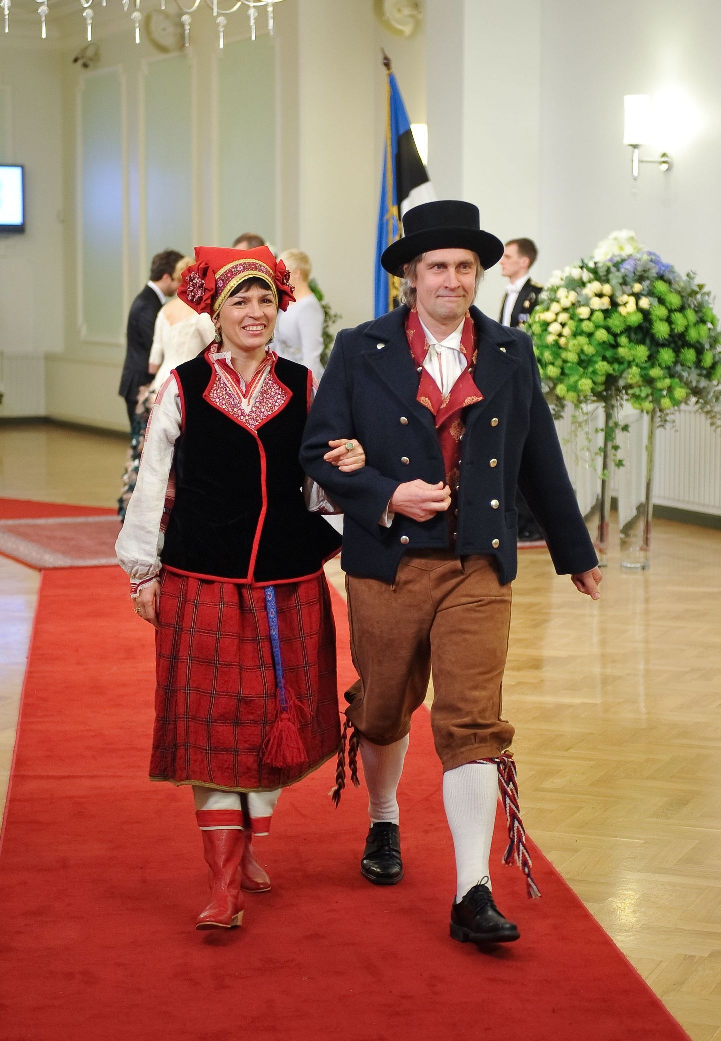 Anna ja Allar Levandi vabariigi 93. sünnipäeval kuus aastat tagasi.
