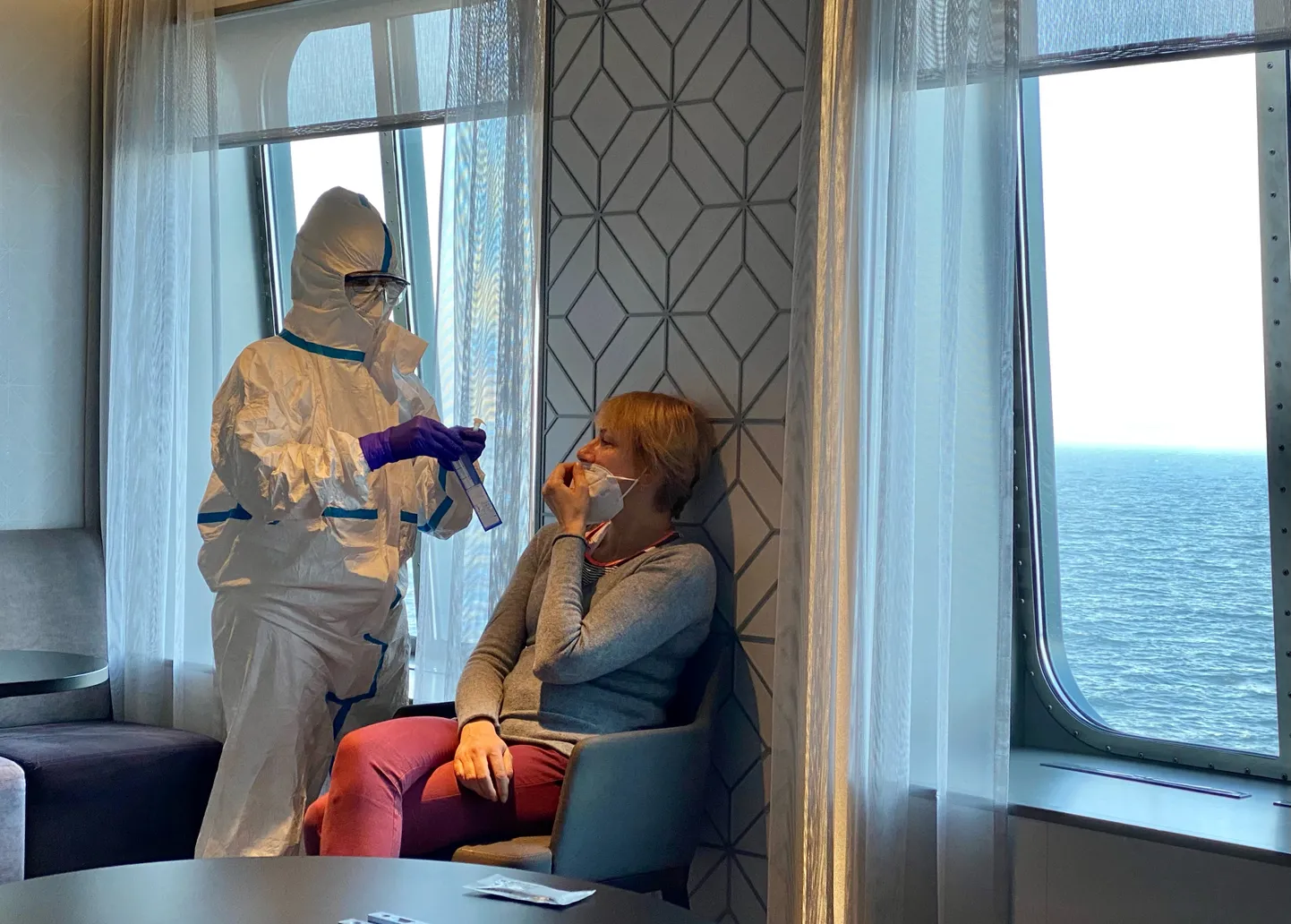 Koroonatestimise pilootprojekt süstiklaeval Megastar märtsis 2021