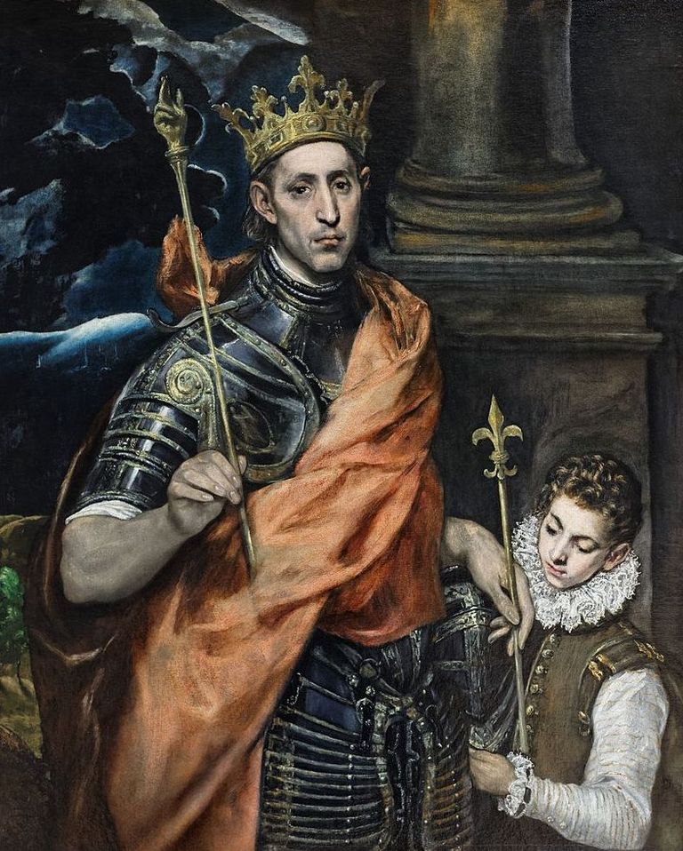 Prantsuse kuningas Louis IX Püha 19. sajandi maalil