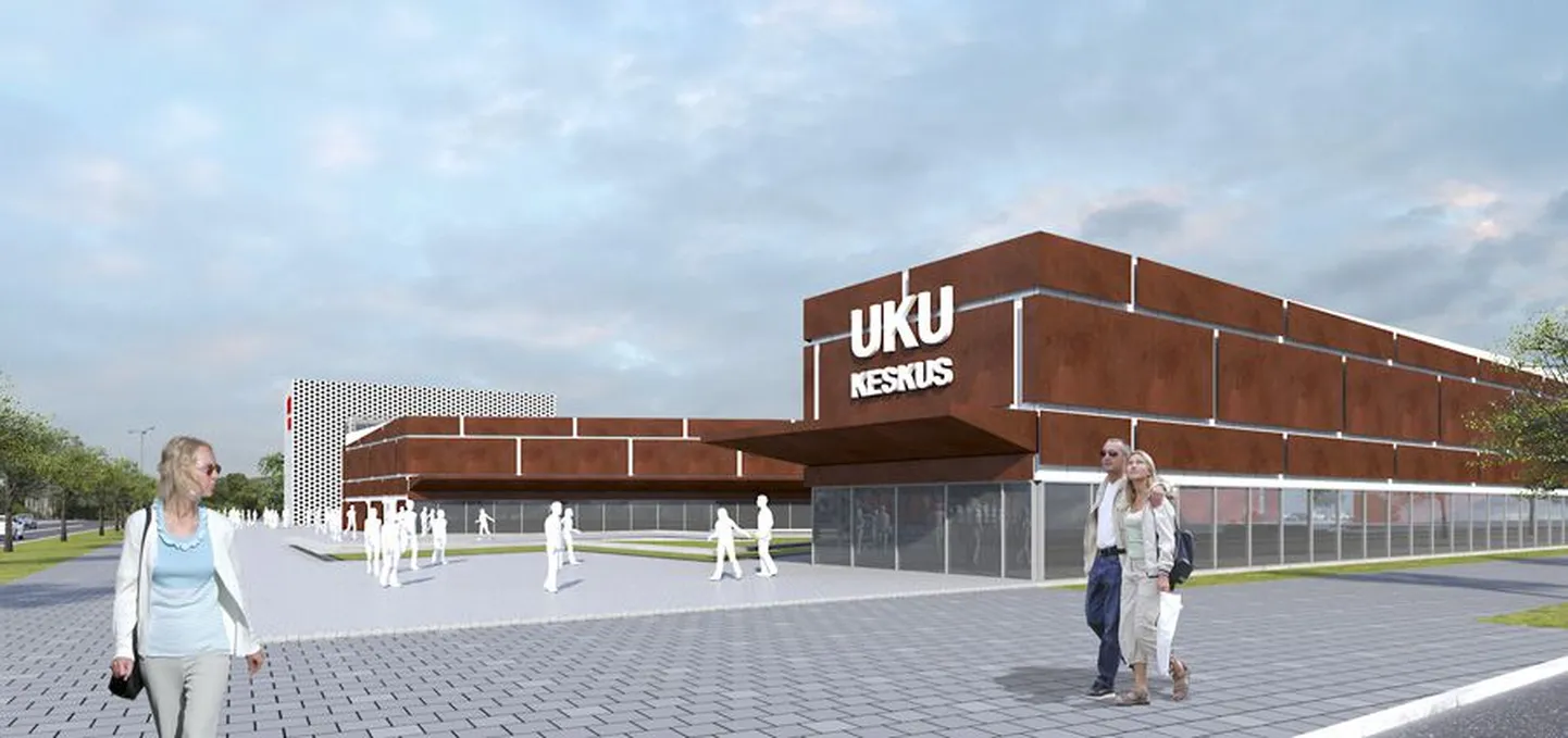 Eskiisil on Uku keskuse kavandatav juurdeehitis, millesse võiks tulla kino. Parimal juhul valmib see aasta pärast.