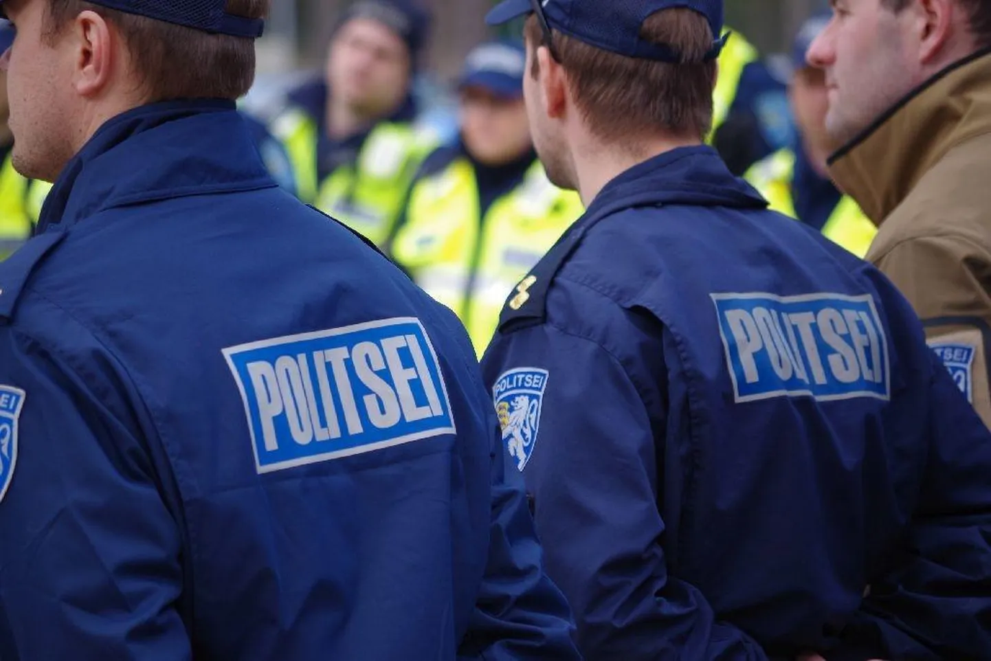 Politsei. Pilt on illustreeriv.