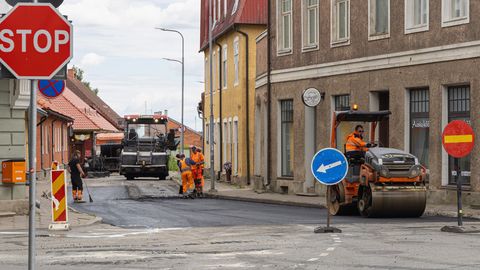 Viljandis asfalteeritakse rekordiliselt palju