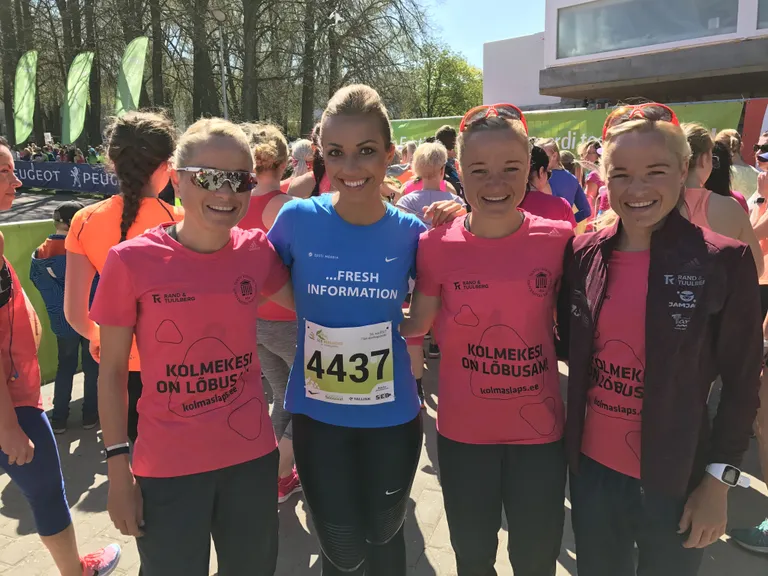 Lily, Leila ja Liina Luik ja Kertu Jukkum