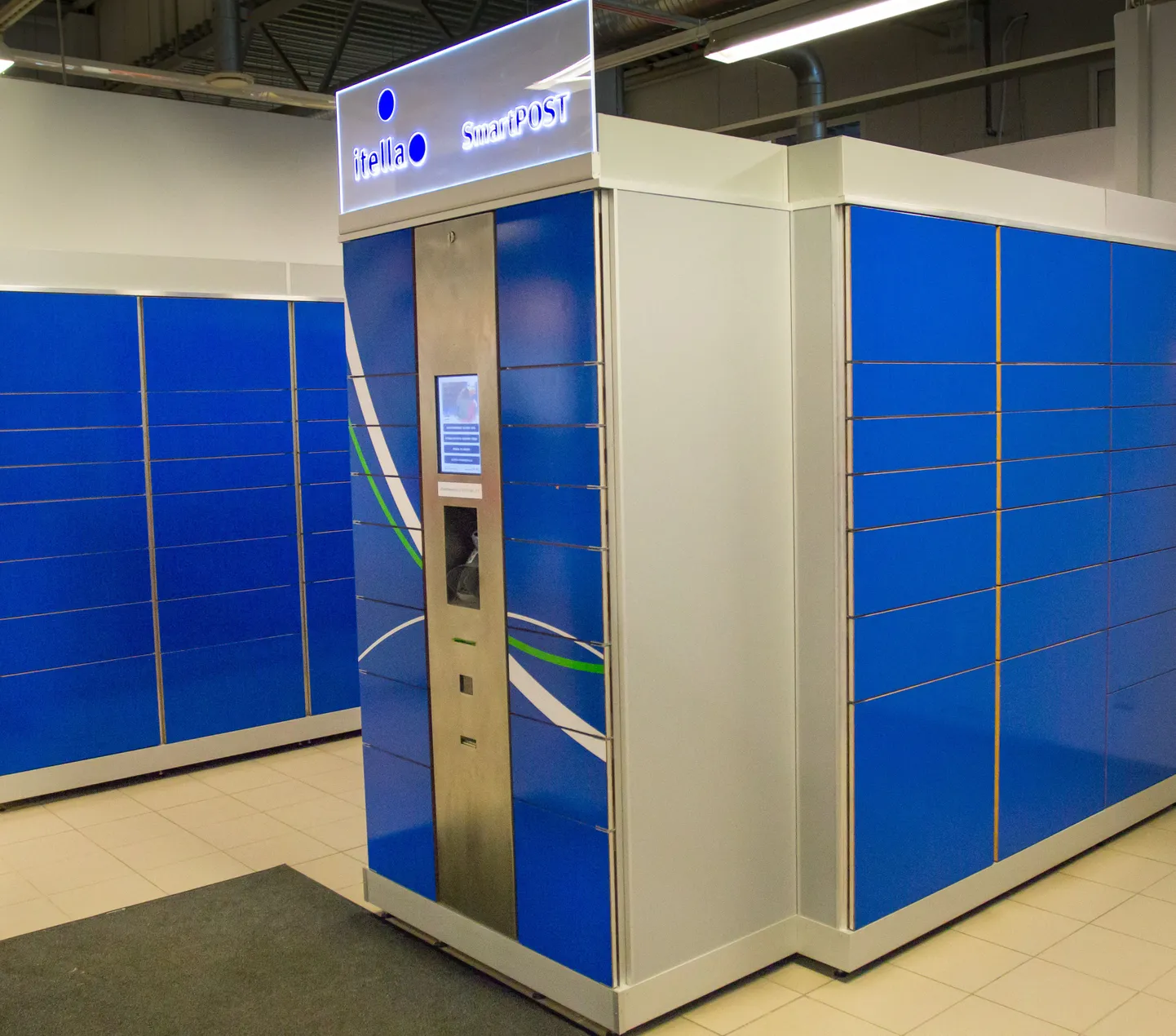 Itella SmartPOST pakiautomaat.
