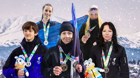 25 SPORDIHETKE ⟩ Ägedad Eesti noored korraldasid olümpiafestivalil rikkaliku medalisaju