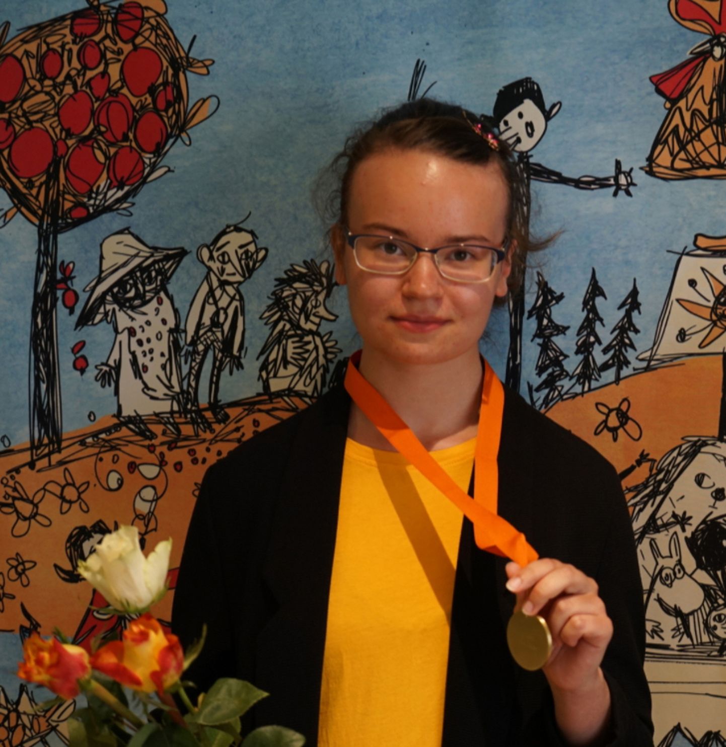Viljandi kooliõpilane Triinu Kree pälvis esimese koha muinasjutuga «Läbikulutatud akudega telefonid».