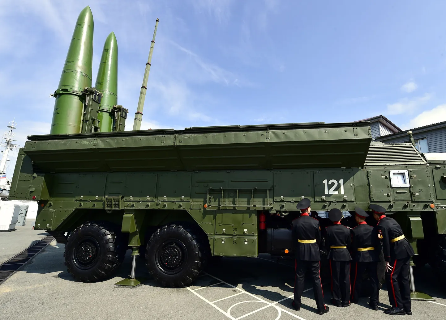 Iskander-M tüüpi raketisüsteem.