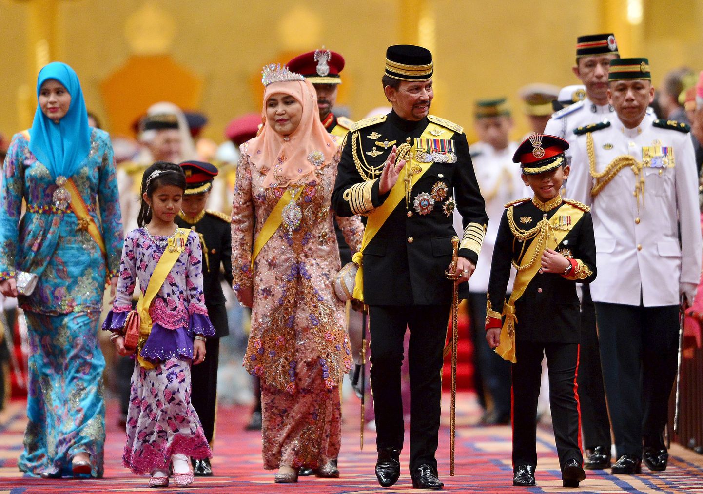Brunei sultani perekond.