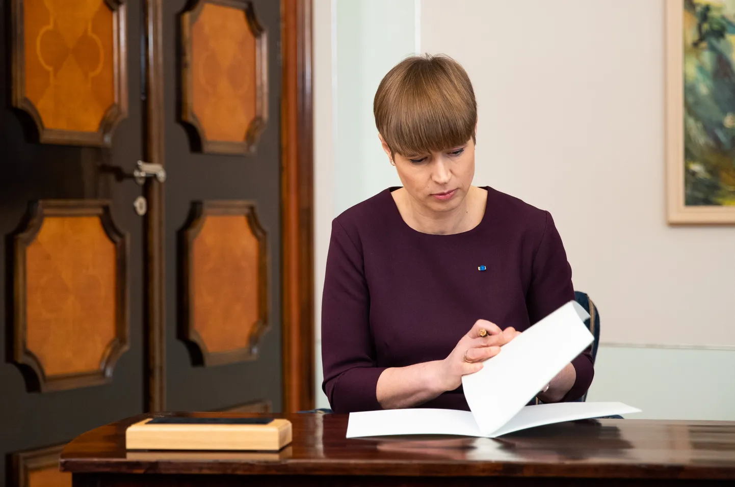 President Kersti Kaljulaid Kadriorus.