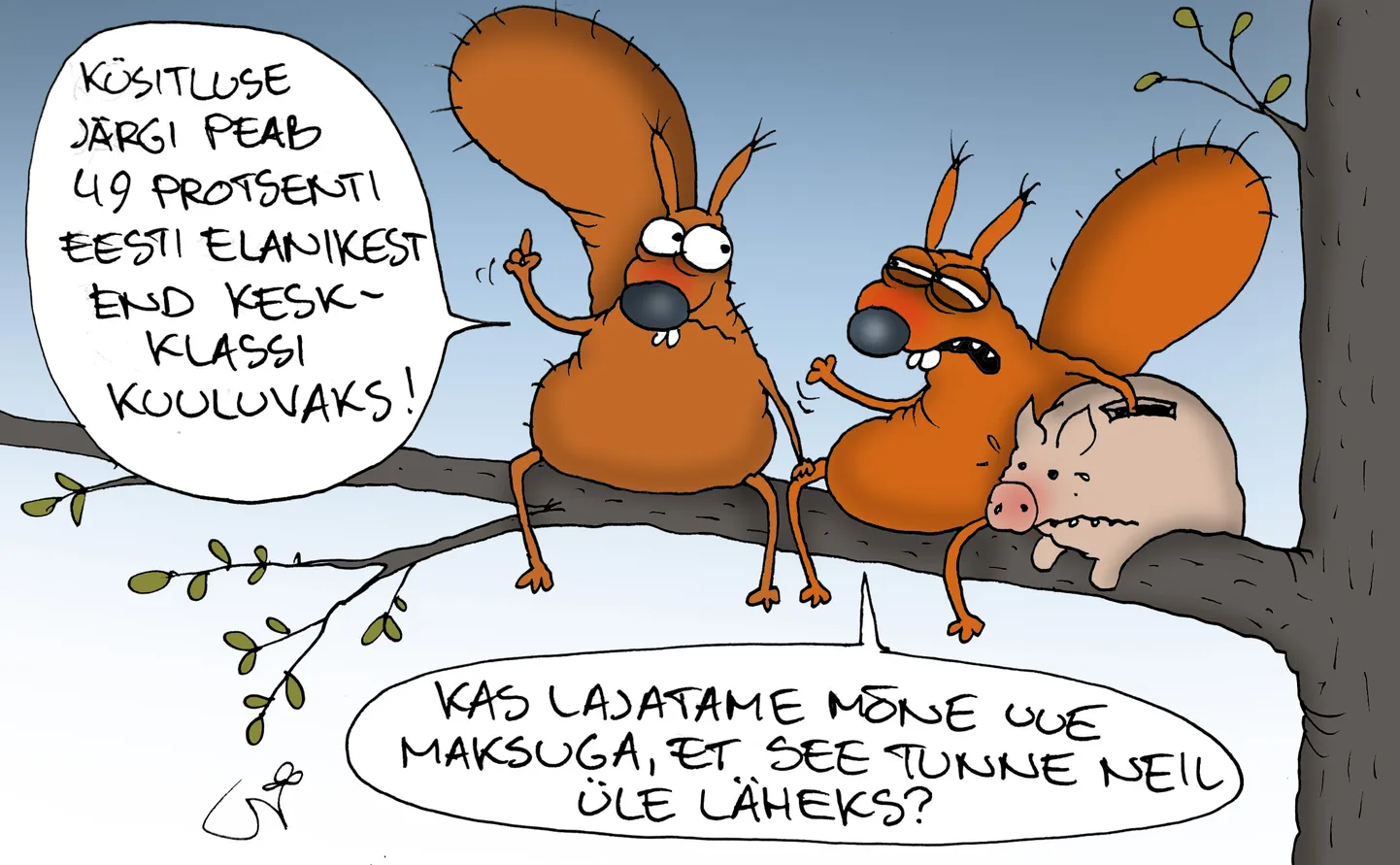 Urmas Nemvalts joonistab.