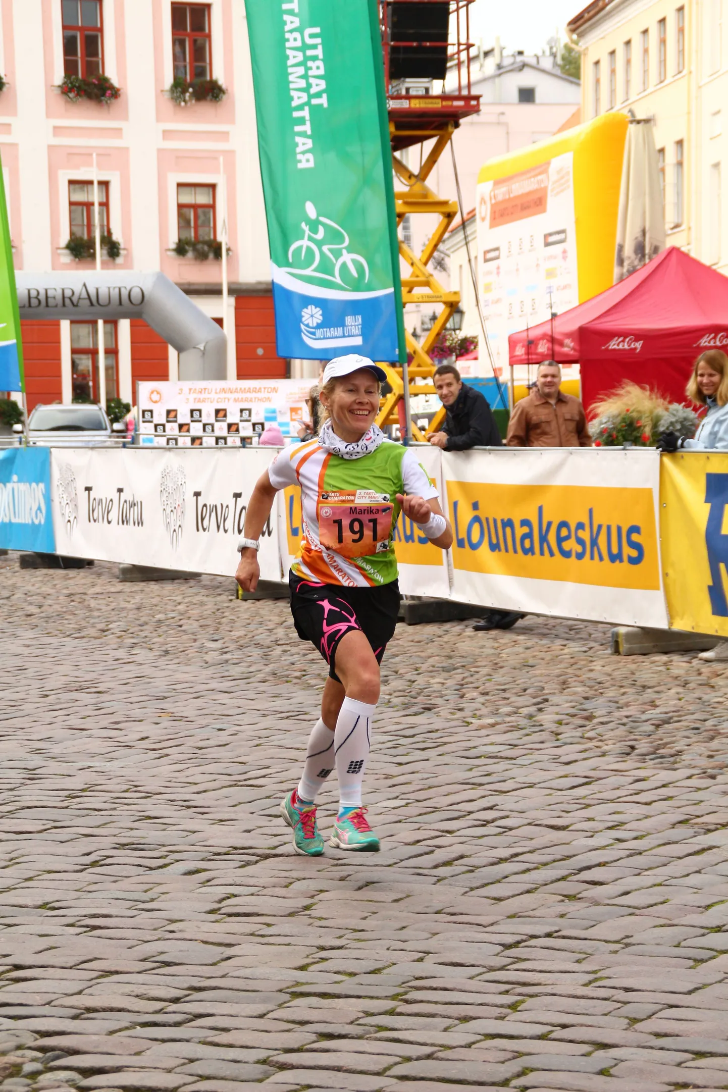 Marika Roopärg Tartu Linnamaratoni Sügisjooksul 4.10.2014