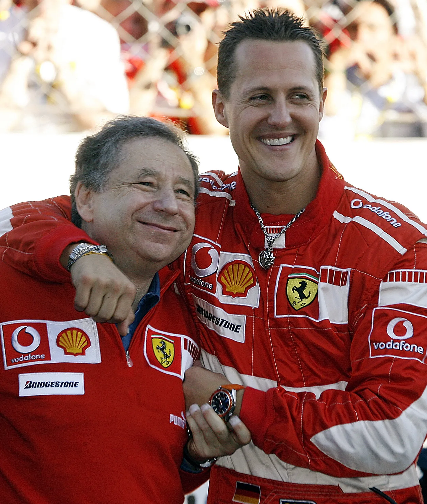 Jean Todt koos Michael Schumacheriga.