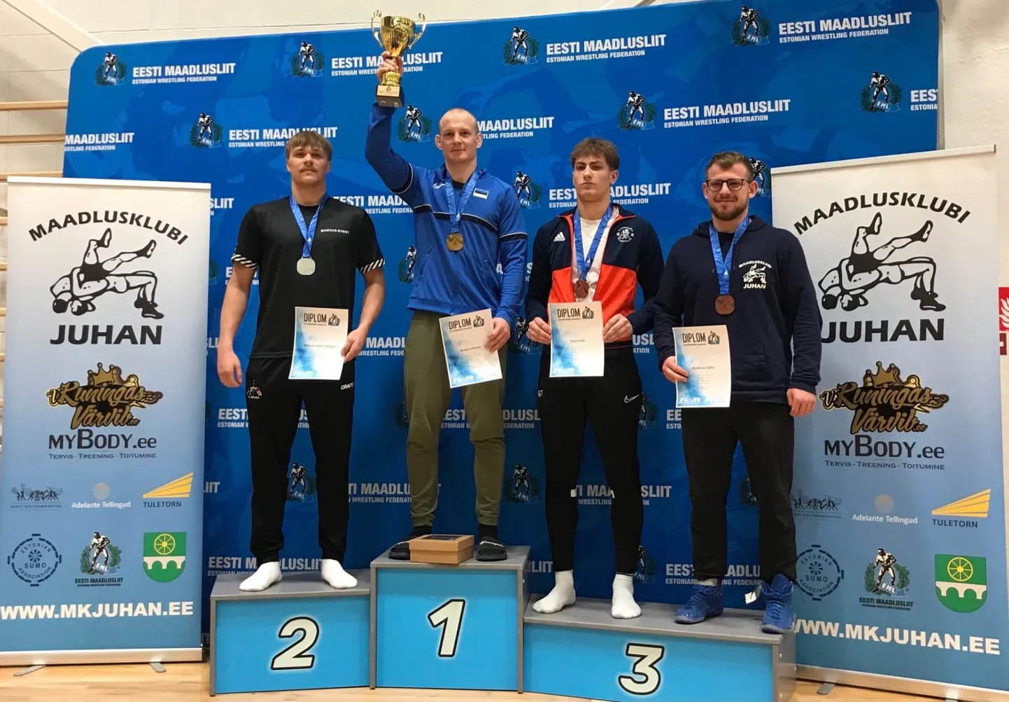 Marcus-Evert Uhtjärv Valga spordiklubist 1Piir võitis hõbemedali.