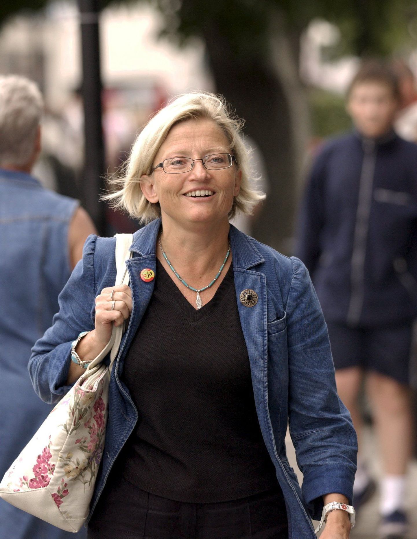 Rootsi endine välisminister Anna Lindh aastal 2003 tehtud fotol.