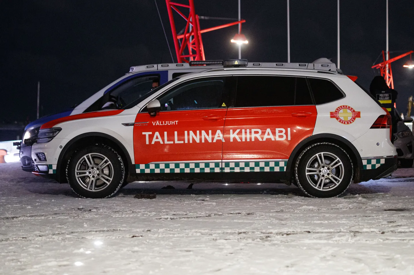Автомобиль бригадира Таллиннской скорой помощи.