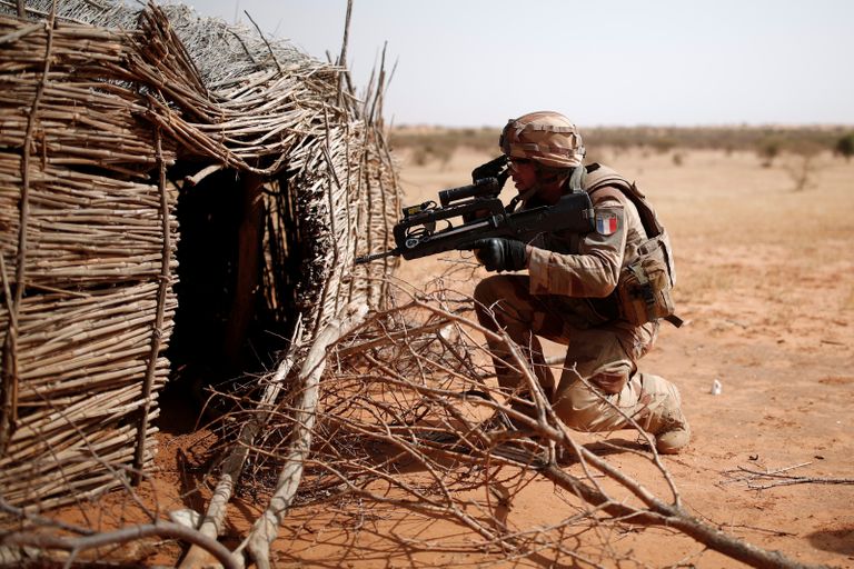 Prantsuse sõdur Malis.