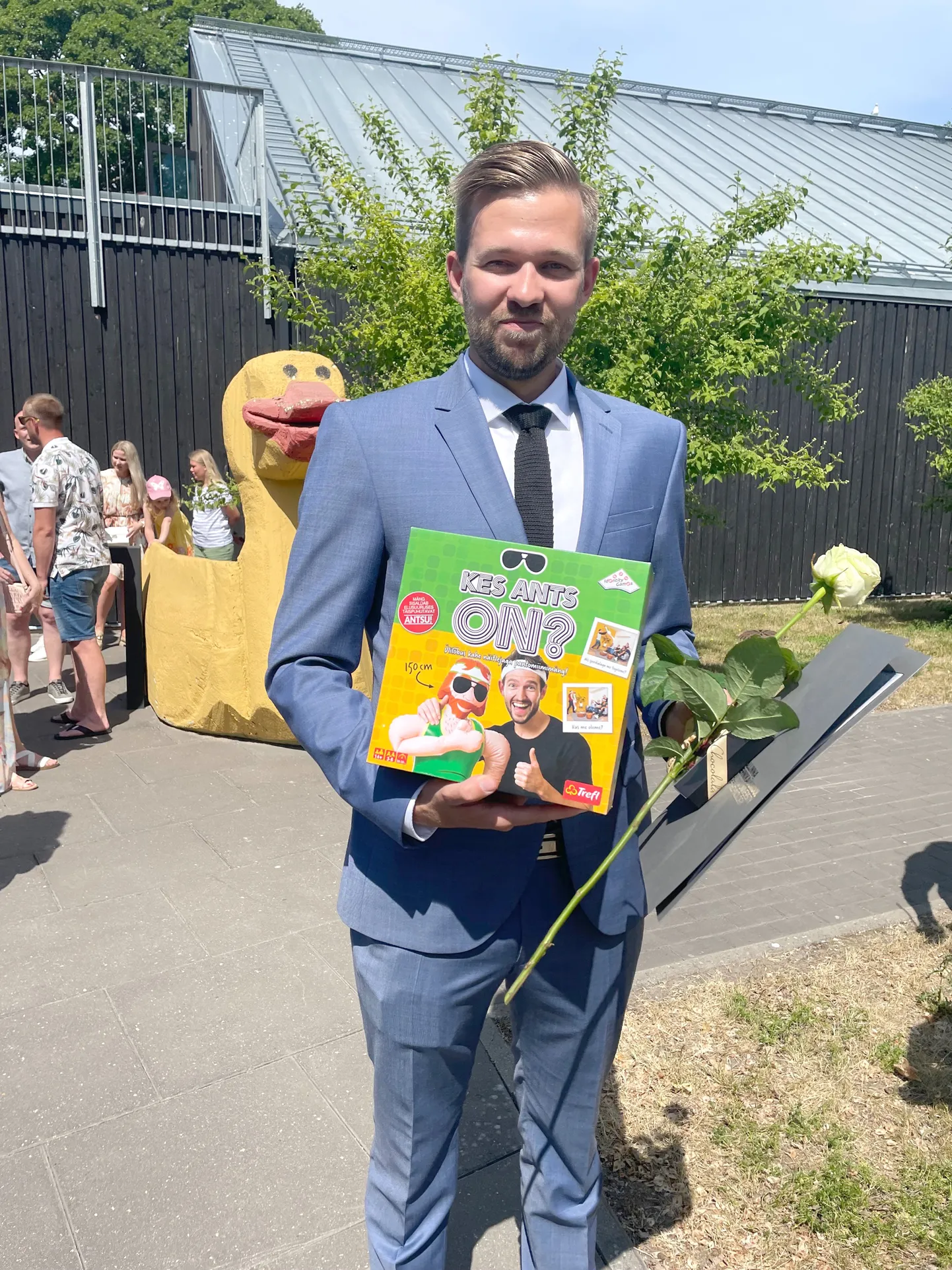 KIITUST VÄÄRT: Värske vilistlane Hans Korman töötab väikelaevaehituse kompetentsikeskuses spetsialistina.