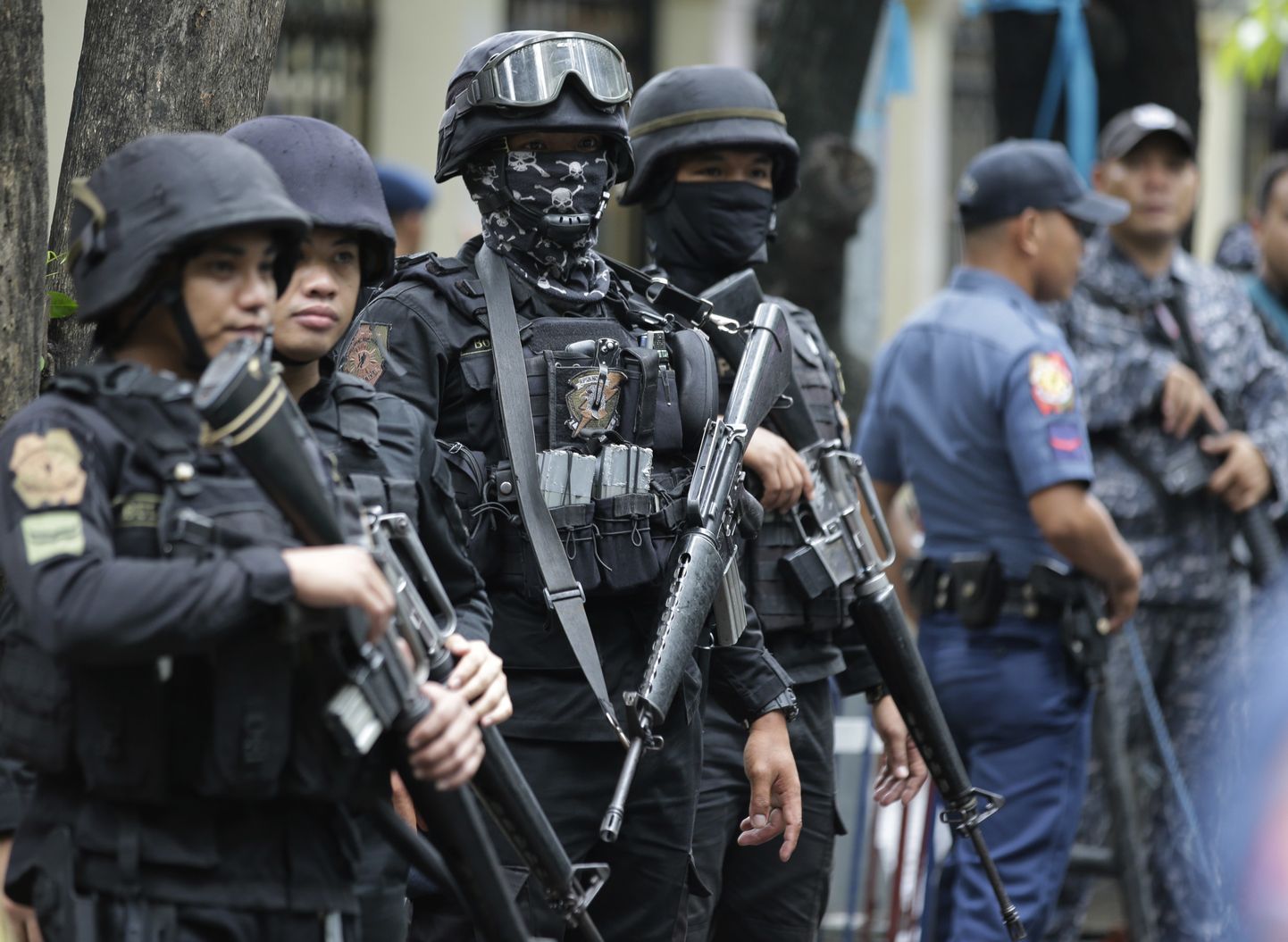 Filipiinide julgeolekutöötajad.