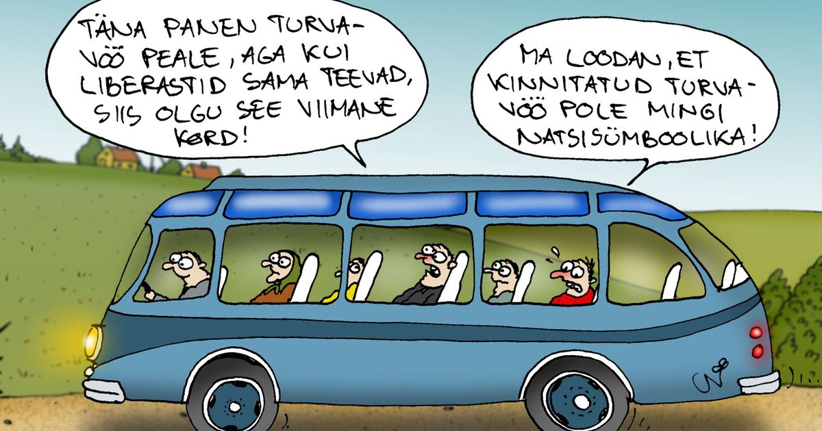 Päeva karikatuur: kas kasutada bussis turvavööd?