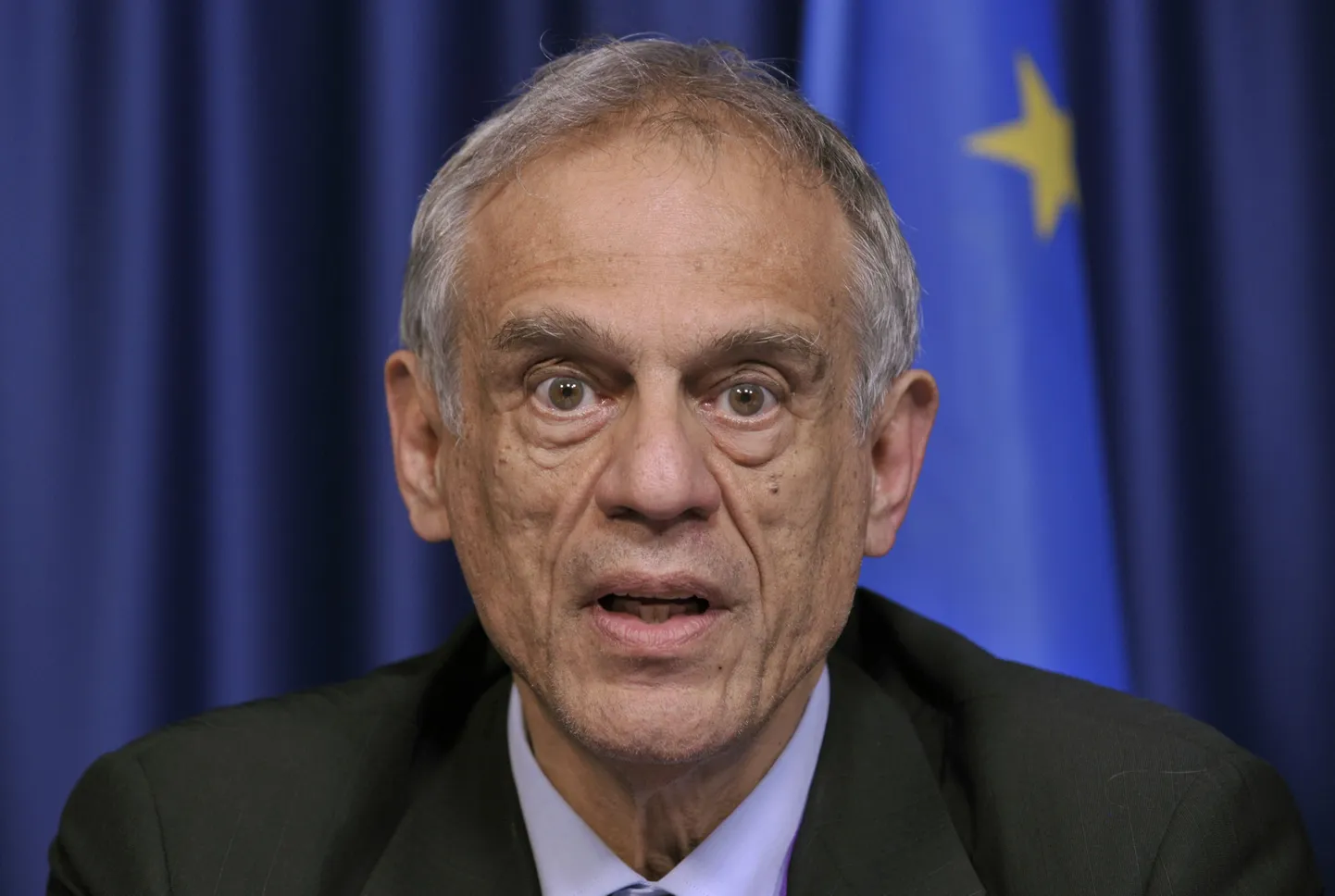 Küprose rahandusminister Michalis Sarris eelmisel kuul Brüsselis.
