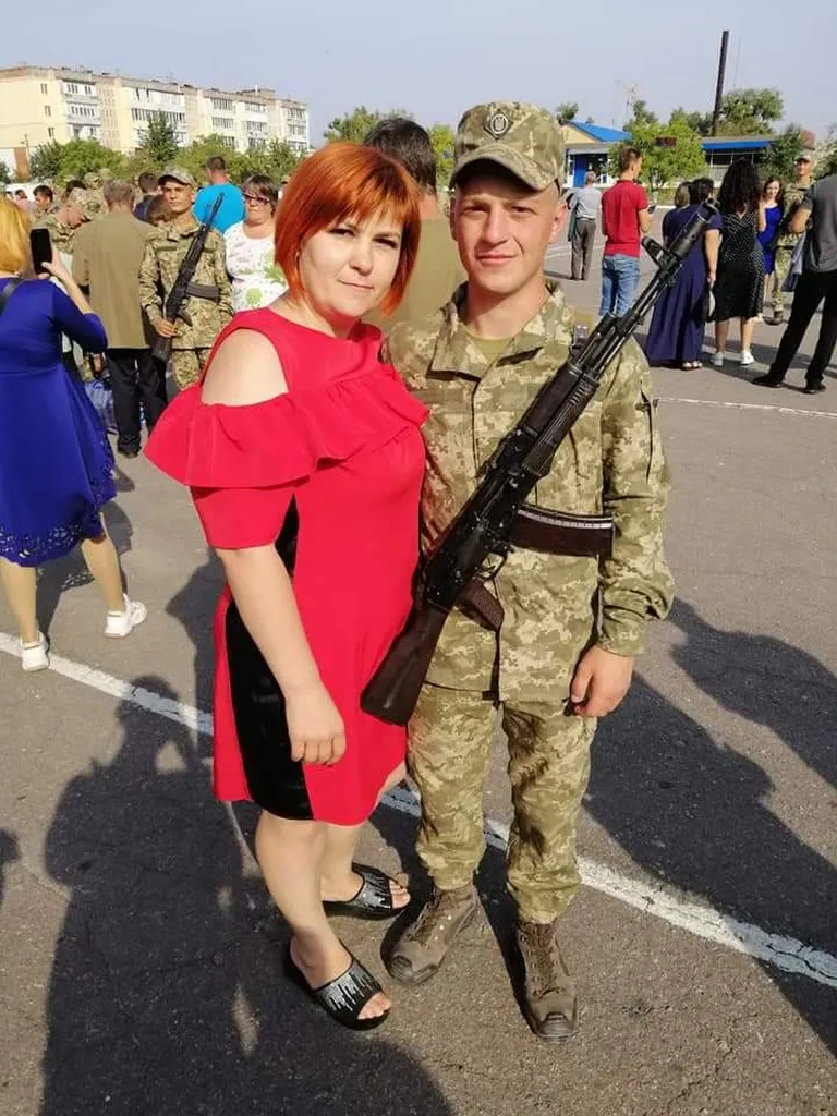 Людмила Куприйчук с сыном Максимом