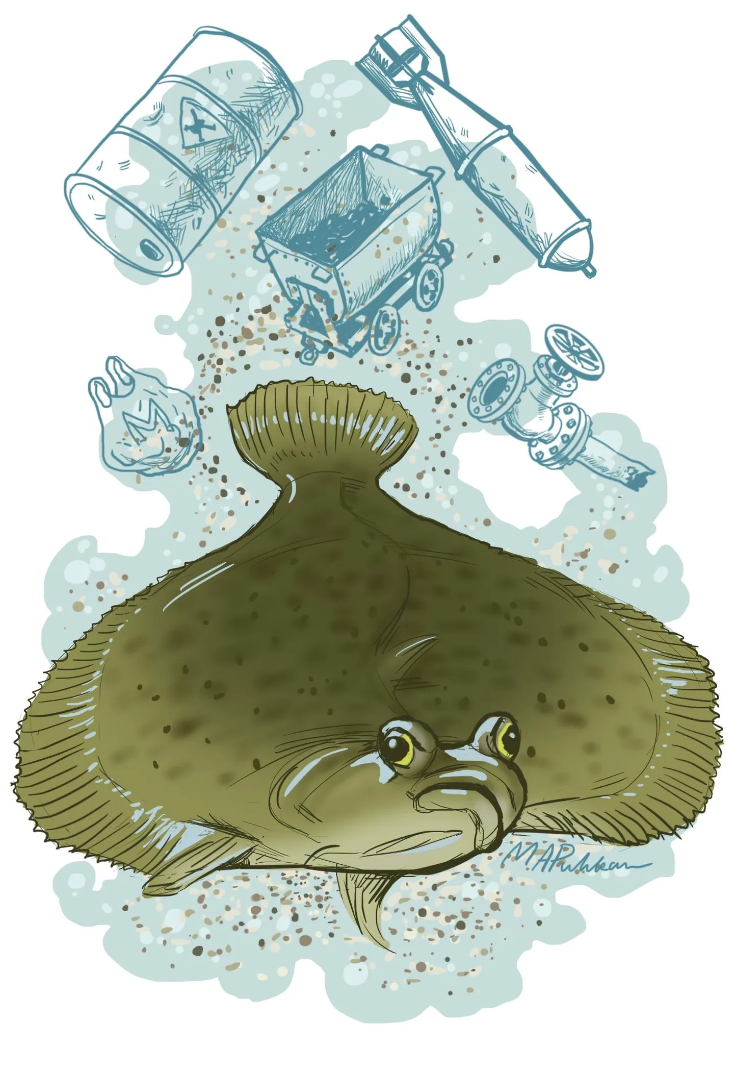 Mark Antonius Puhkani illustratsioon