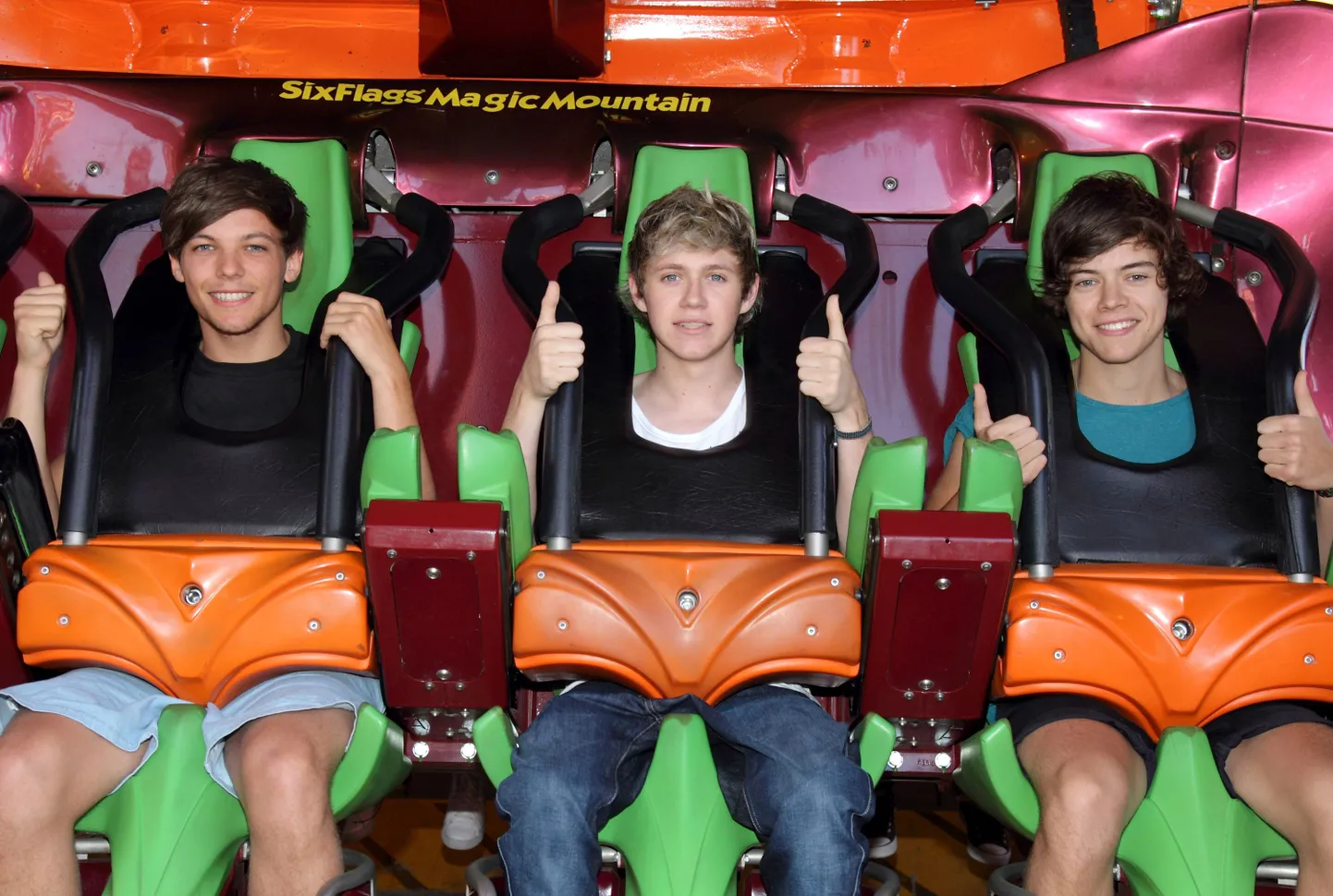 One Direction - Louis Tomlinson, Niall Horan ja Harry Styles.