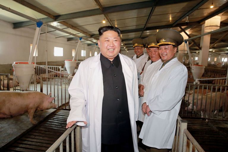 Kim Jong-un külastas seafarmi ja tapamaja