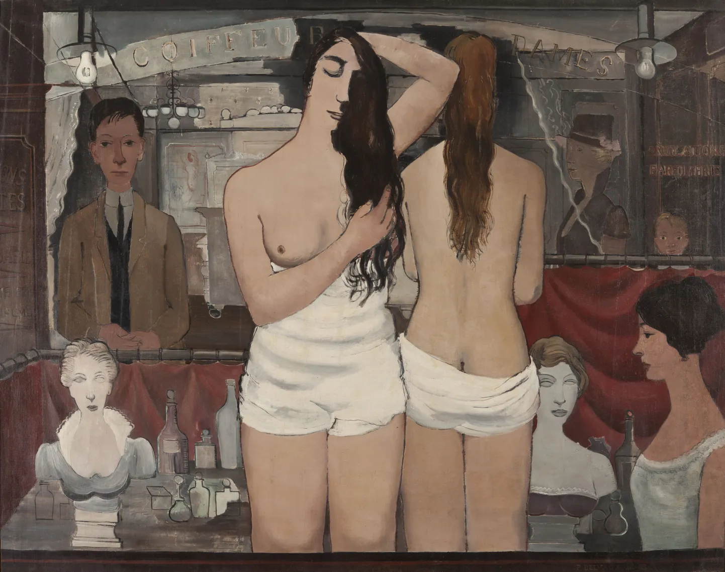 Paul Delvaux (1897–1994)
Soengud naistele. 1933
Õli
