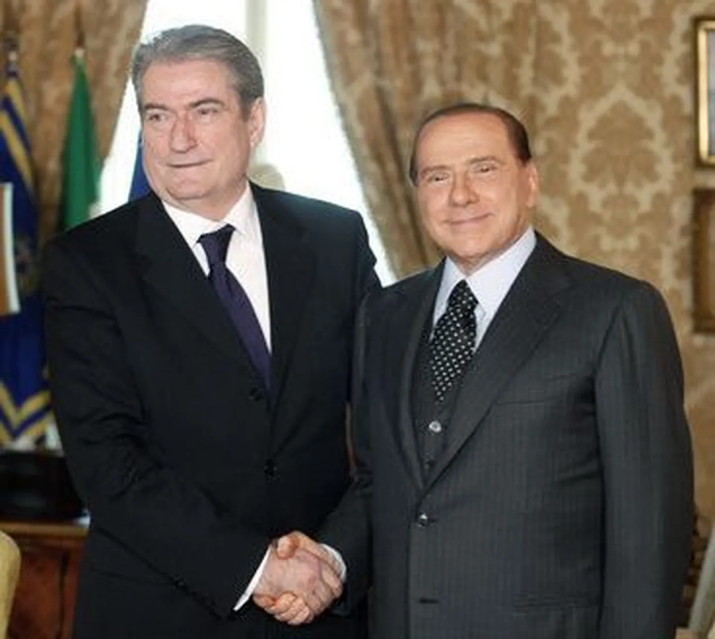 Silvio Berlusconi ja Sali Berisha