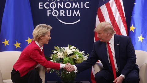 Von der Leyen kohtub nädalavahetusel Trumpiga Šotimaal