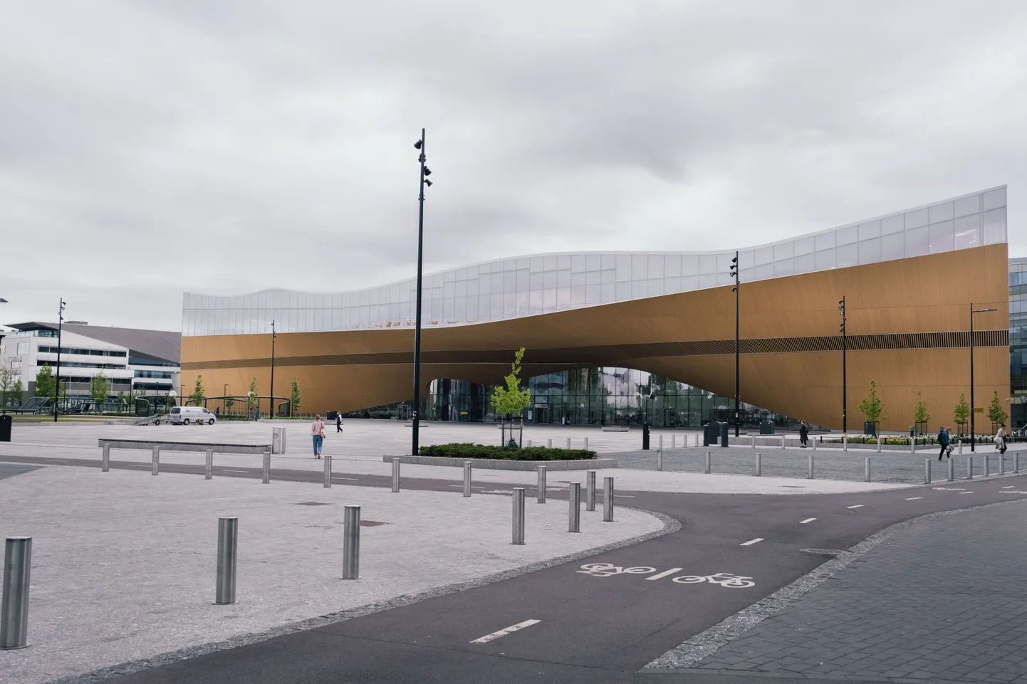 Oodi raamatukogu Helsingis. Hoone ehitamisel osales Eesti firma.