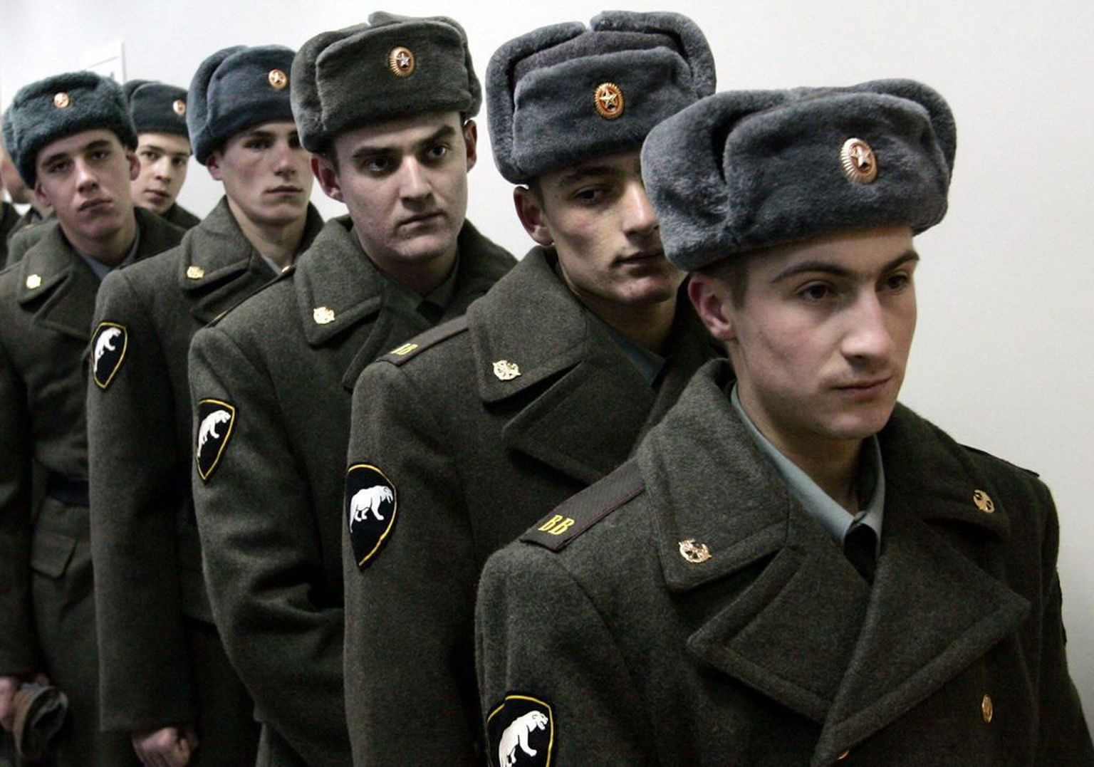 Vene sõjaväelased. .