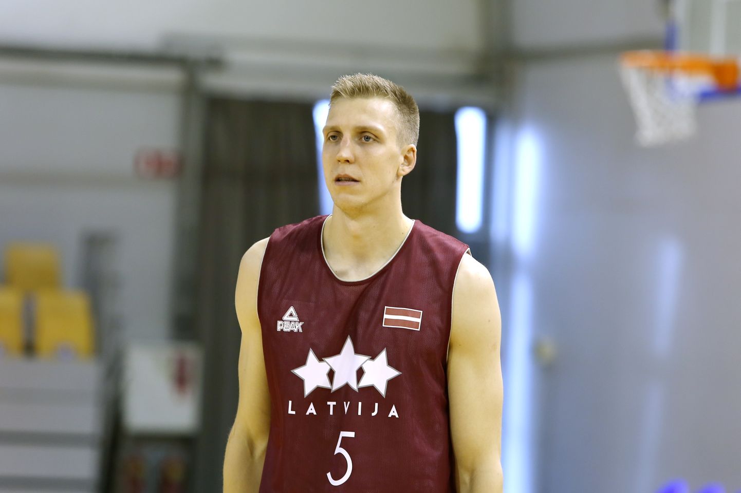 Latvijas vīriešu basketbola valstsvienības spēlētājs Mareks Mejeris