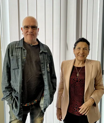Juku-Kalle Raid ja Gruusia president Salome Zurabišvili.