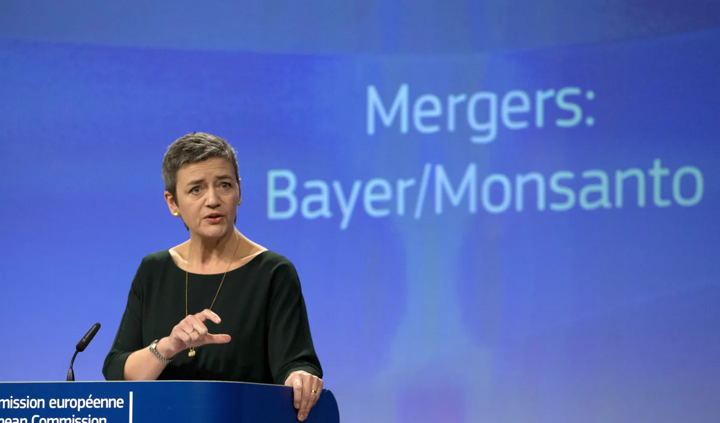Vestager teatas täna Brüsselis, et kiidab heaks kahe ettevõtte ühinemise, kuid seadis sellele oma tingimused.