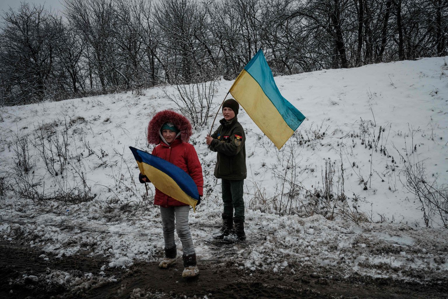 Дети в Украине.