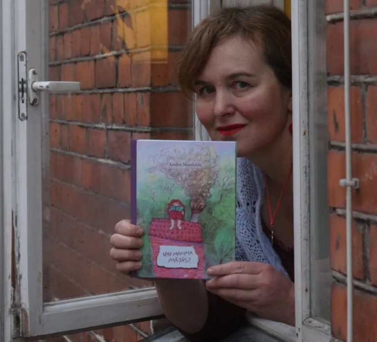 Rakstniece un dzejniece Andra Manfelde.