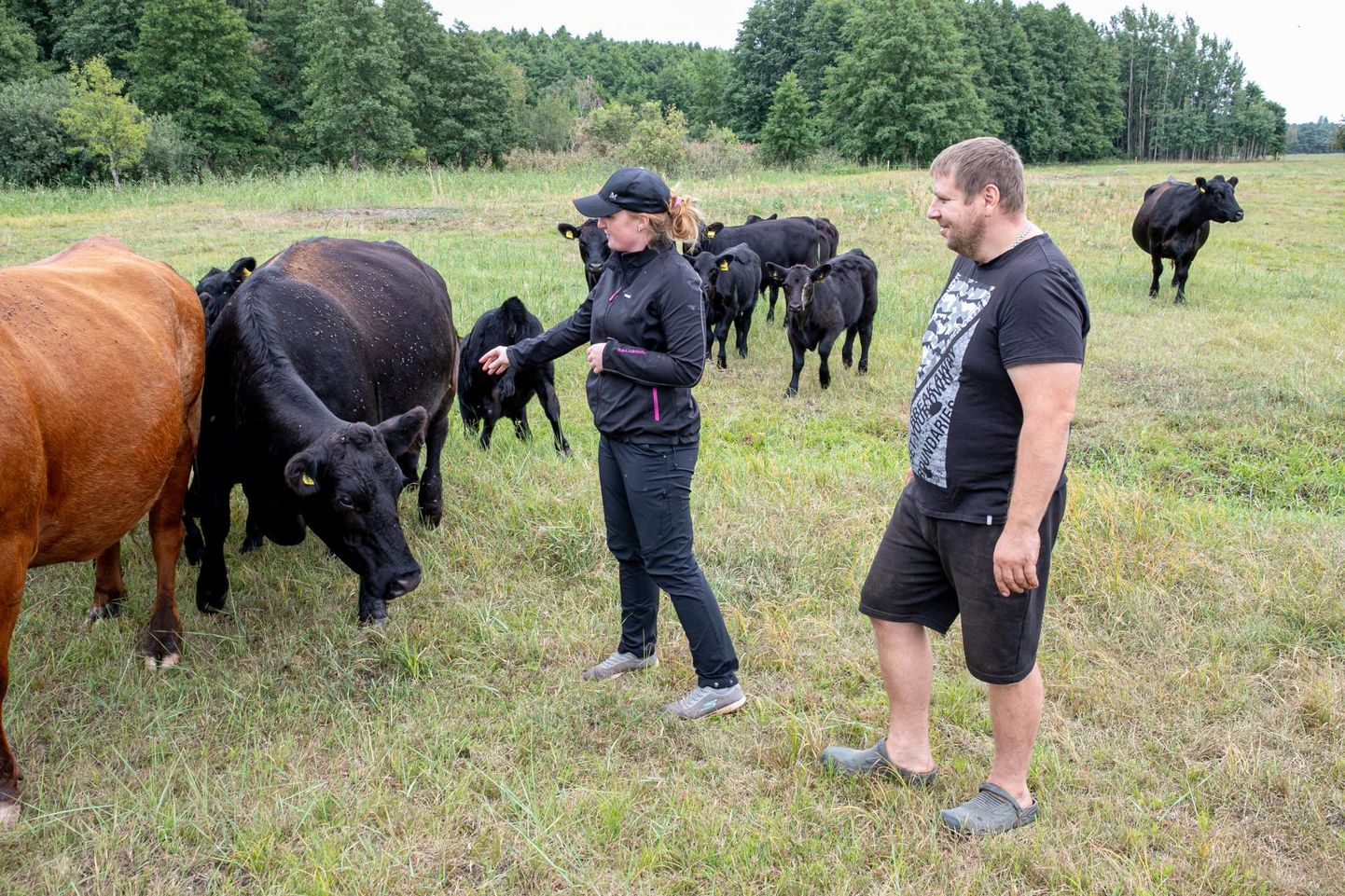 Häädemeeste vallas Metsapoole külas karja ja vilja kasvatavad Maarja Maksimov ja Ivar Baumann esindasid Eestit Varssavis Läänemere-sõbraliku taluniku konkursil.