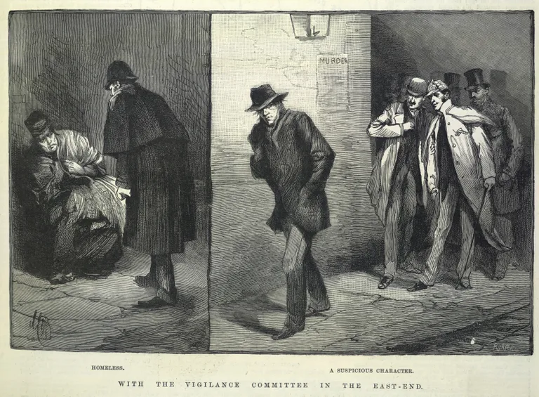 1888. aasta ajalehejoonistus Rappija-Jackist