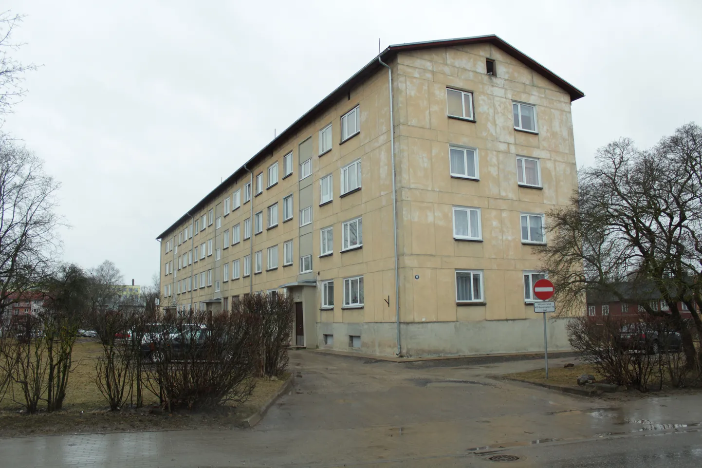 An apartment building. Illustrative.