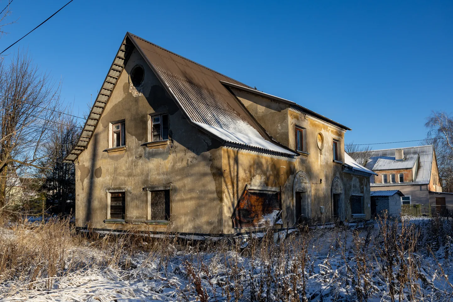 Заброшенный дом в Кохтла-Ярве. Фото иллюстративное.