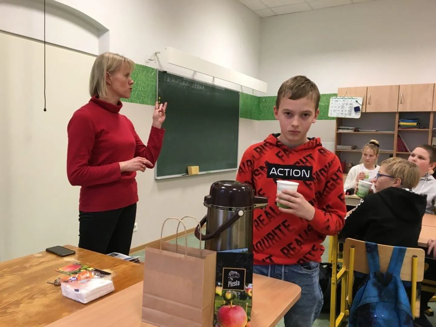 Vändra gümnaasiumis käis kogemusi jagamas Külli Eller.