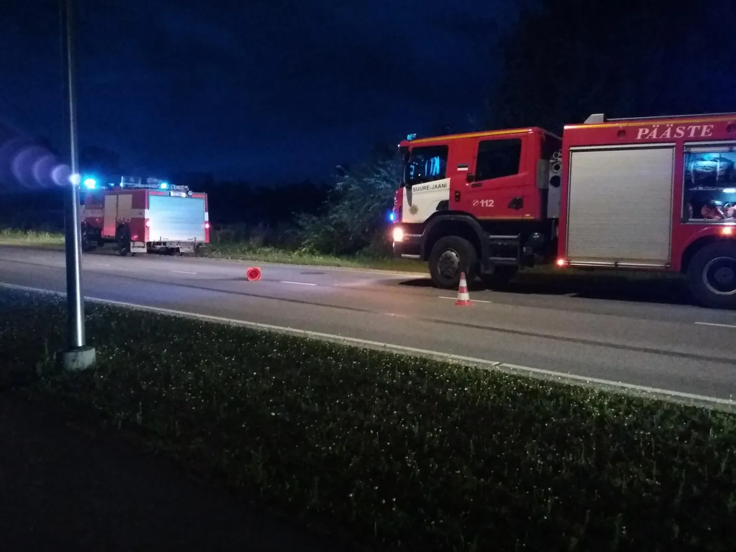 Päästjatel tuli reageerida öisele väljakutsele.