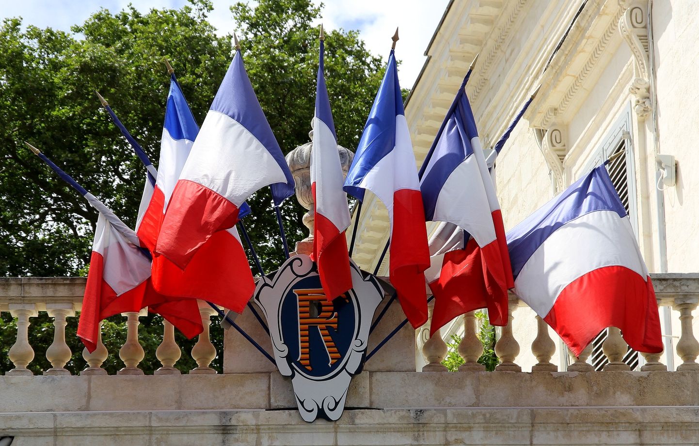 Francijas karogi. Ilustratīvs attēls
