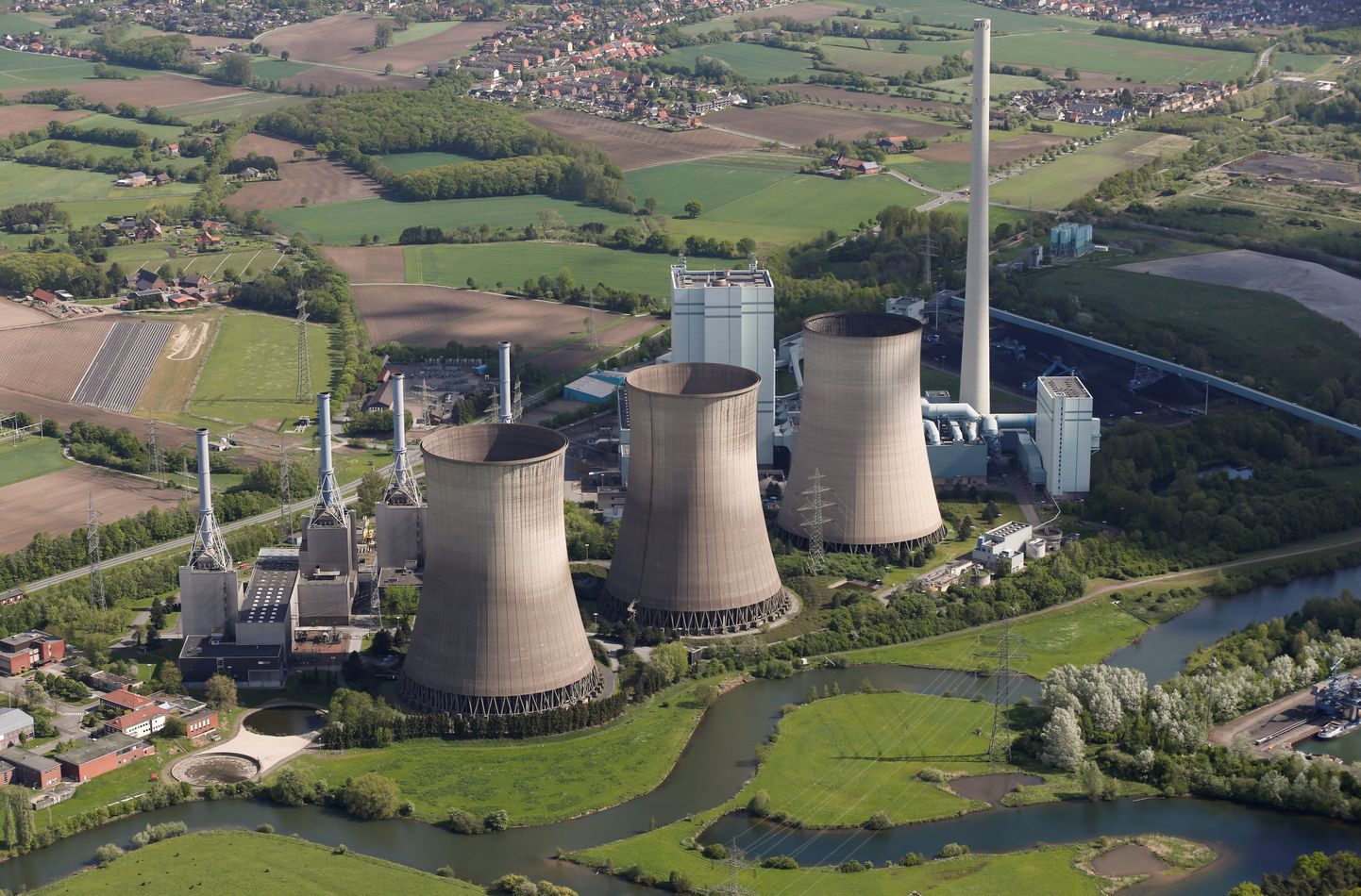 Электростанции на природном газе RWE Power в Германии.